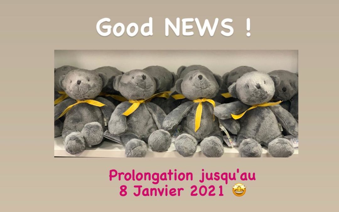 Bonne nouvelle!